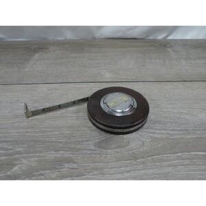 Vintage Lufkin Long Tape Measure Woodworking Tool Collectible Antique